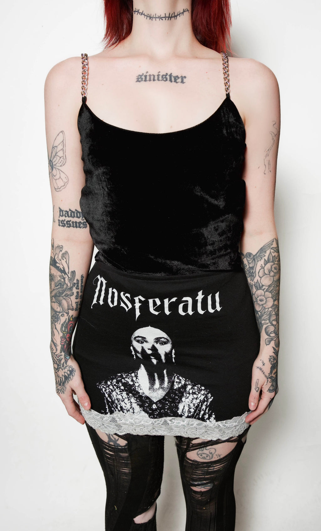 Vera's Eyecandy Come To Me Lace Skirt
