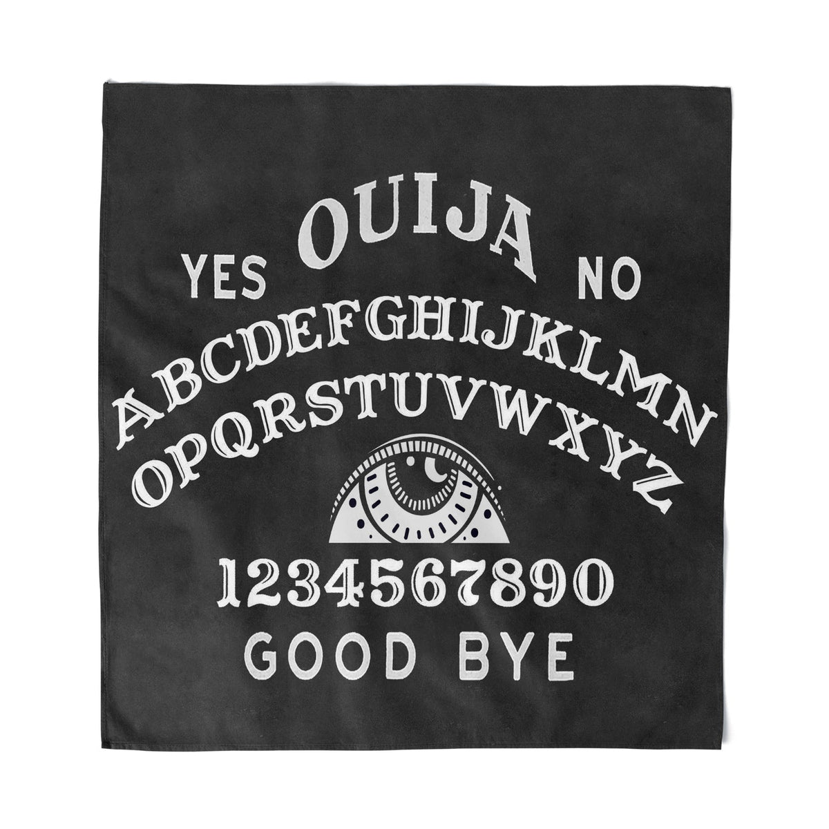 Original Underground Ouija Spirit Board Bandana Gothic Metaphysical Witchy 22"