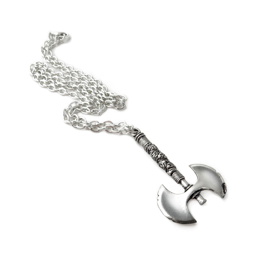 Alchemy Gothic Double Axe Viking Pendant P11