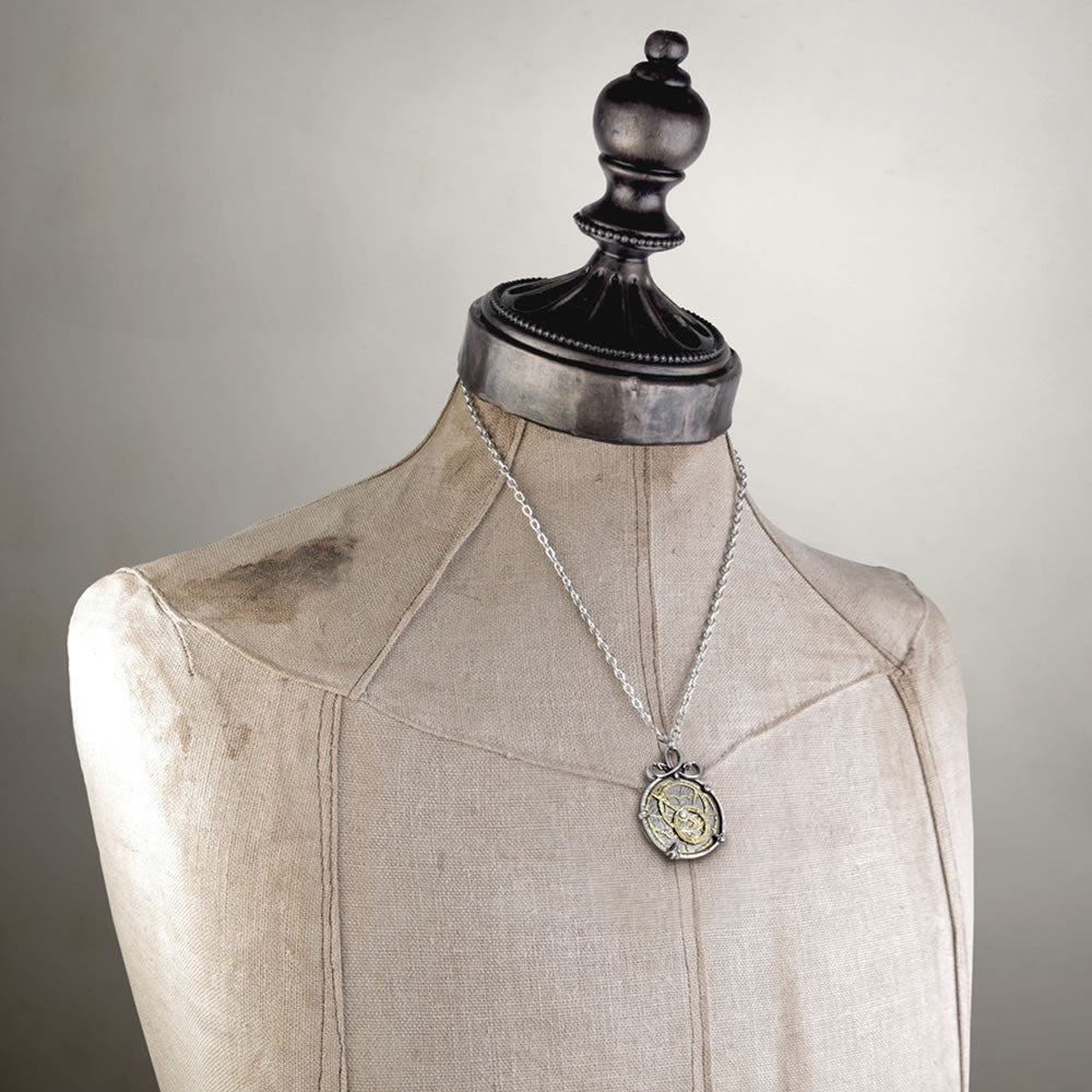 Alchemy Gothic Anguistralobe Astrolabe Pendant P188