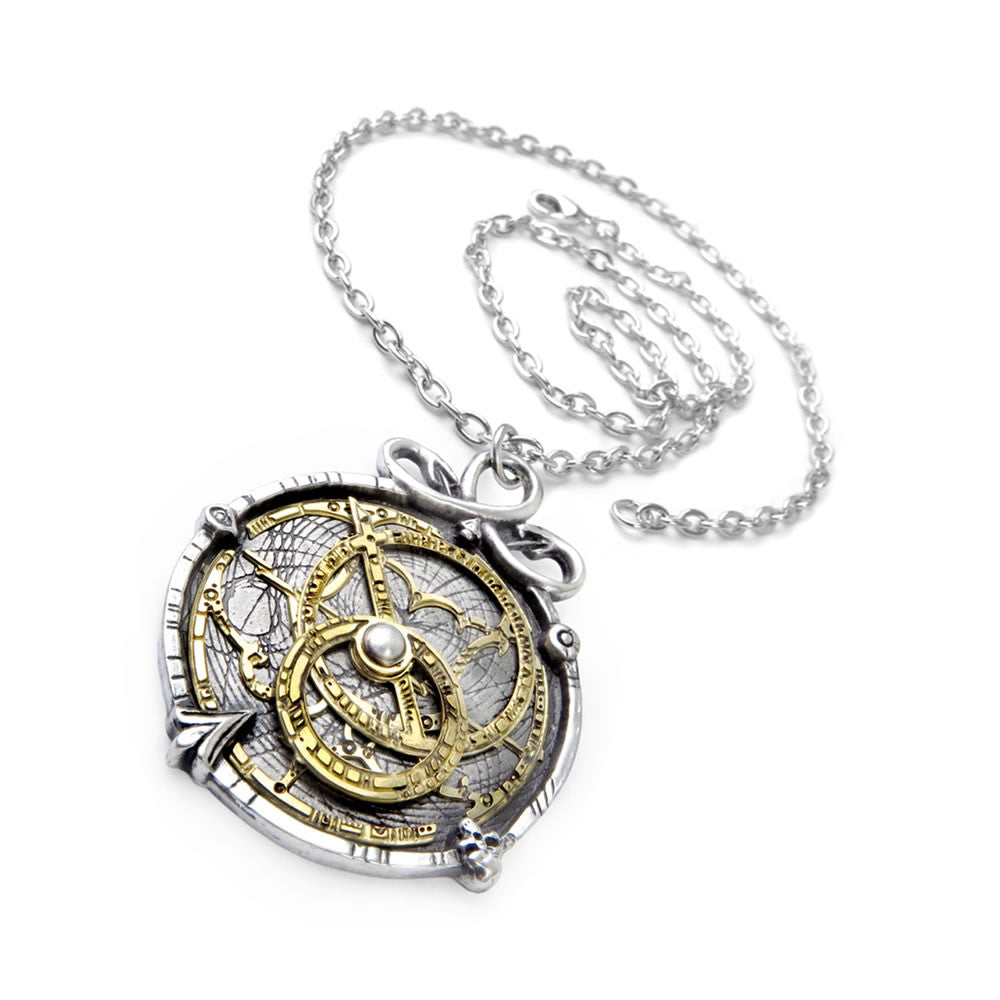 Alchemy Gothic Anguistralobe Astrolabe Pendant P188