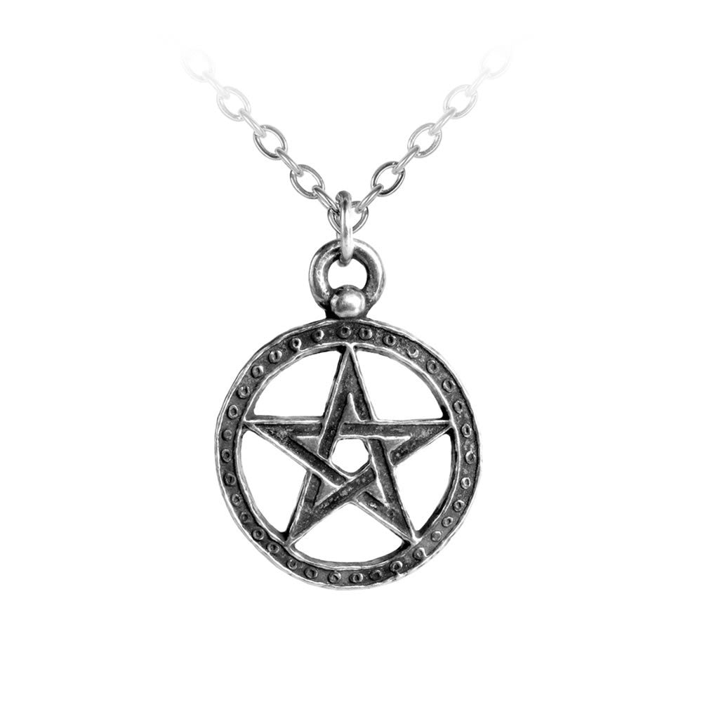 Alchemy Gothic Dante's Hex Pentagram Pendant P235