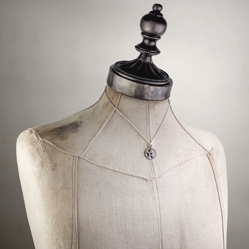 Alchemy Gothic Dante's Hex Pentagram Pendant P235
