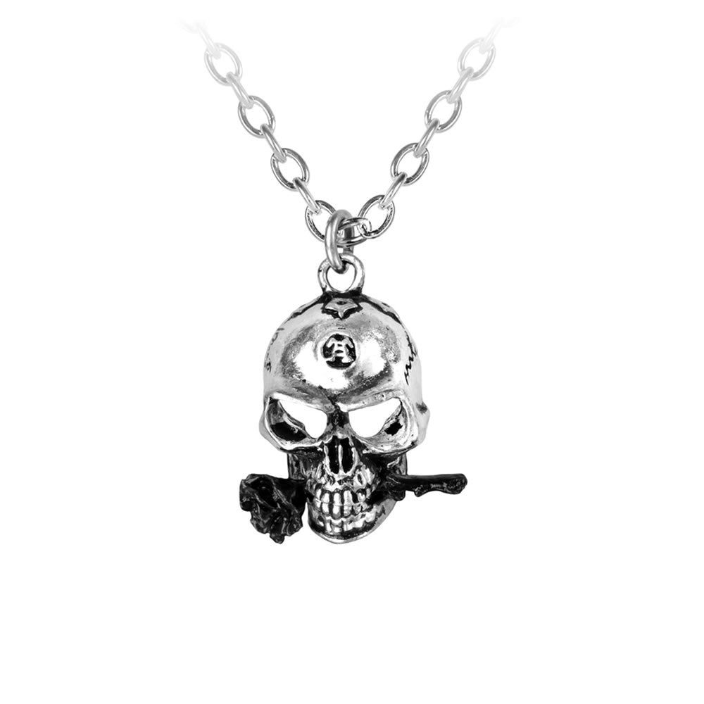 Alchemy Gothic The Alchemist Skull Pendant P26