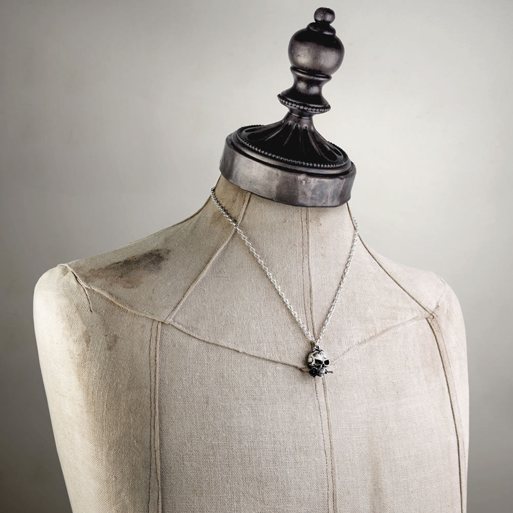Alchemy Gothic The Alchemist Skull Pendant P26