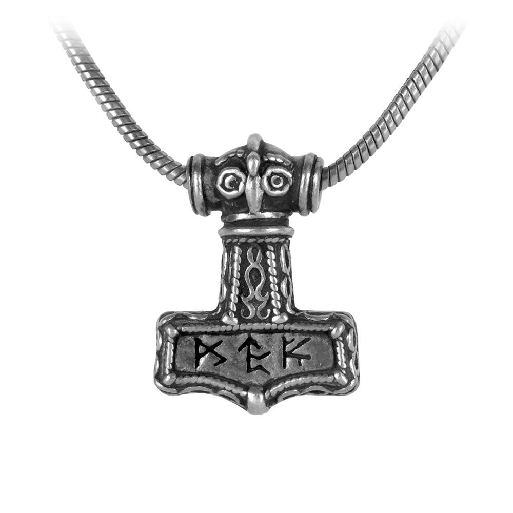 Alchemy Gothic Bindrune Thor's Hammer Pendant P338