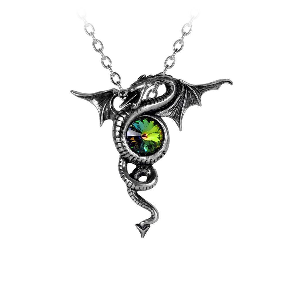 Alchemy Gothic Anguis Aeternus Dragon Pendant P346