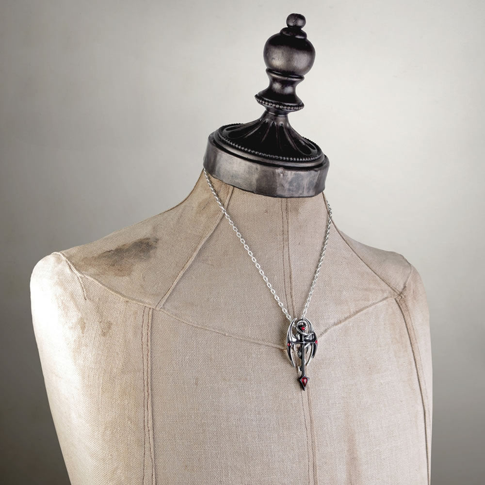 Alchemy Gothic Draconkreuz Pendant Dragon Cross P417