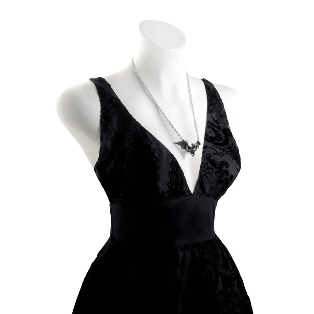 Alchemy Gothic Om Strygia Pendant Flying Vampire Bat P597