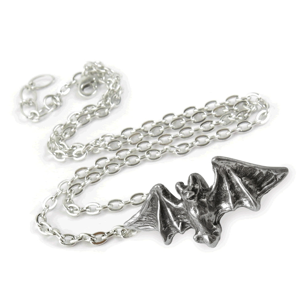 Alchemy Gothic Kiss of the Night Bat Pendant P598