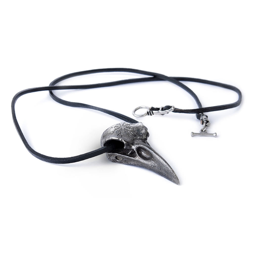 Alchemy Gothic Helm of Awe Ravenskull Odin Pendant P687