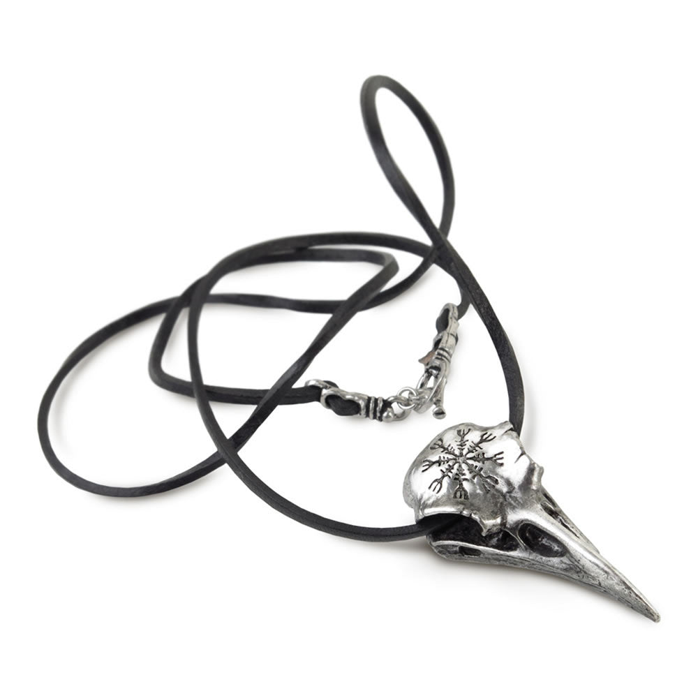 Alchemy Gothic Helm of Awe Ravenskull Odin Pendant P687