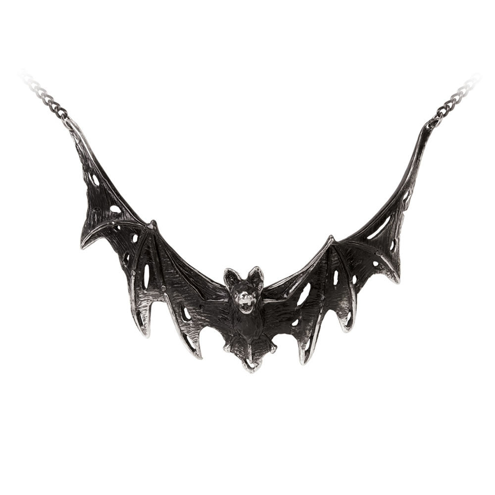 Alchemy Gothic Villa Diodati Pendant Large Flying Bat P765