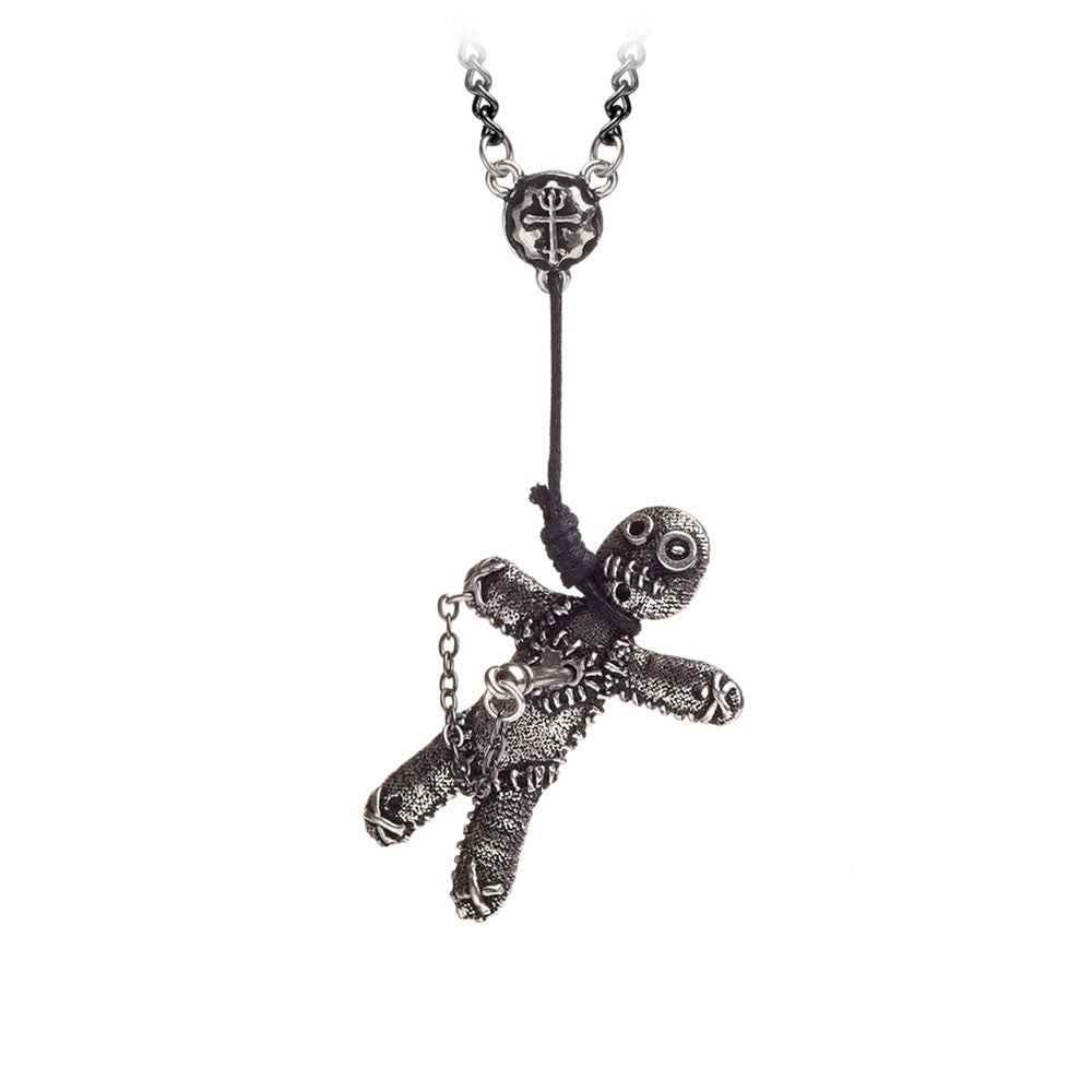 Alchemy Gothic Voodoo Doll Pendant Necklace P769