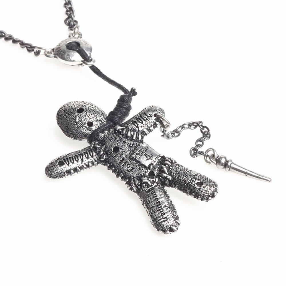 Alchemy Gothic Voodoo Doll Pendant Necklace P769