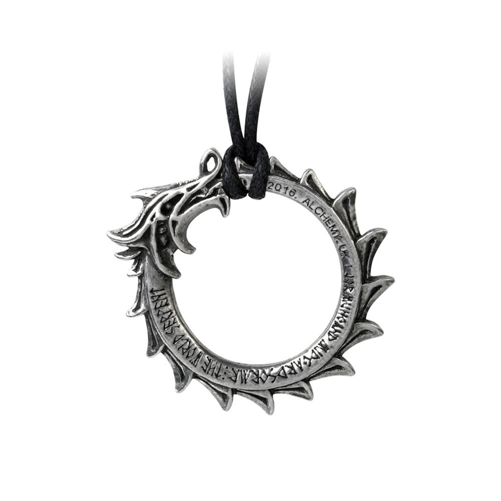 Alchemy Gothic Norse Loki Jormungand Pendant P774