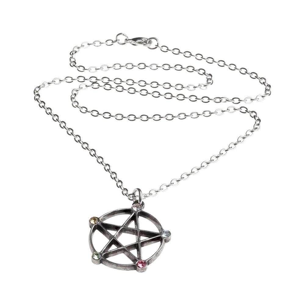 Alchemy Gothic Wiccan Elemental Pentacle Pentagram P786
