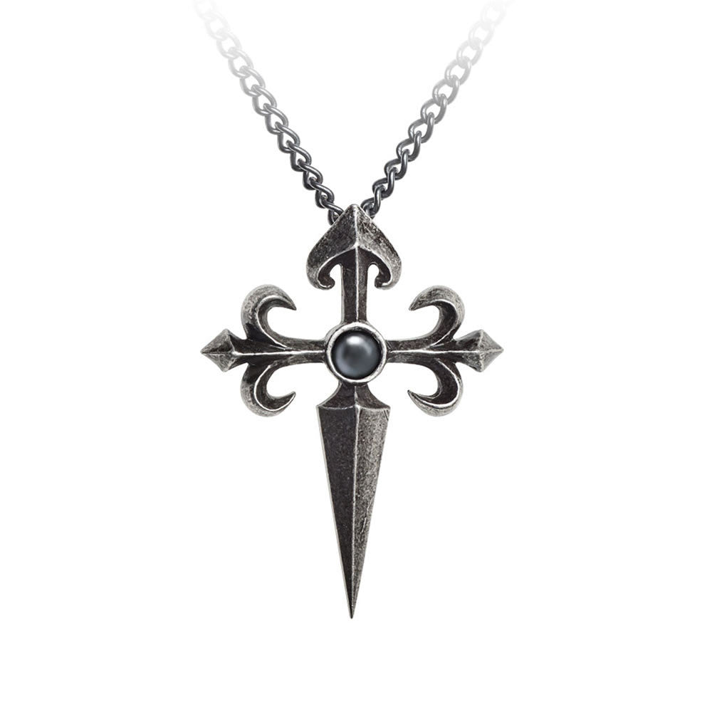 Alchemy Gothic Santiago Spanish Knights Cross Pendent P801