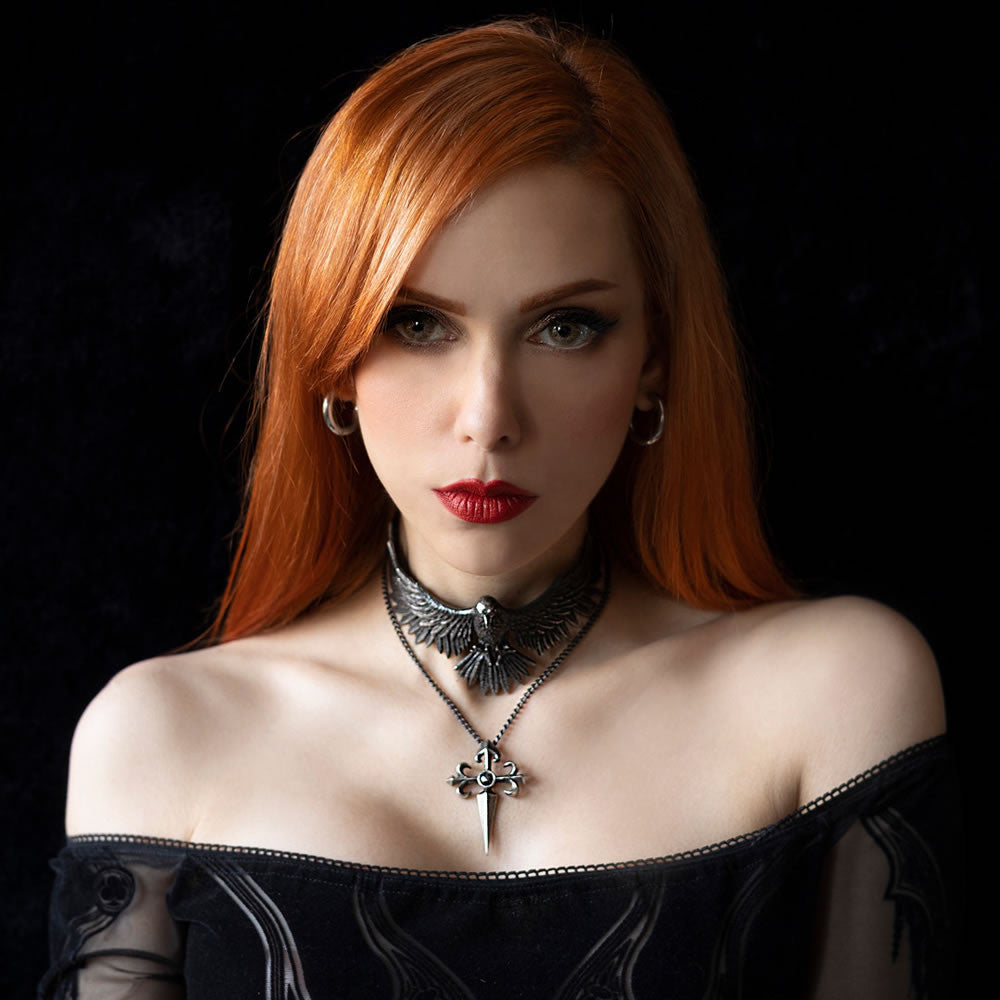 Alchemy Gothic Santiago Spanish Knights Cross Pendent P801