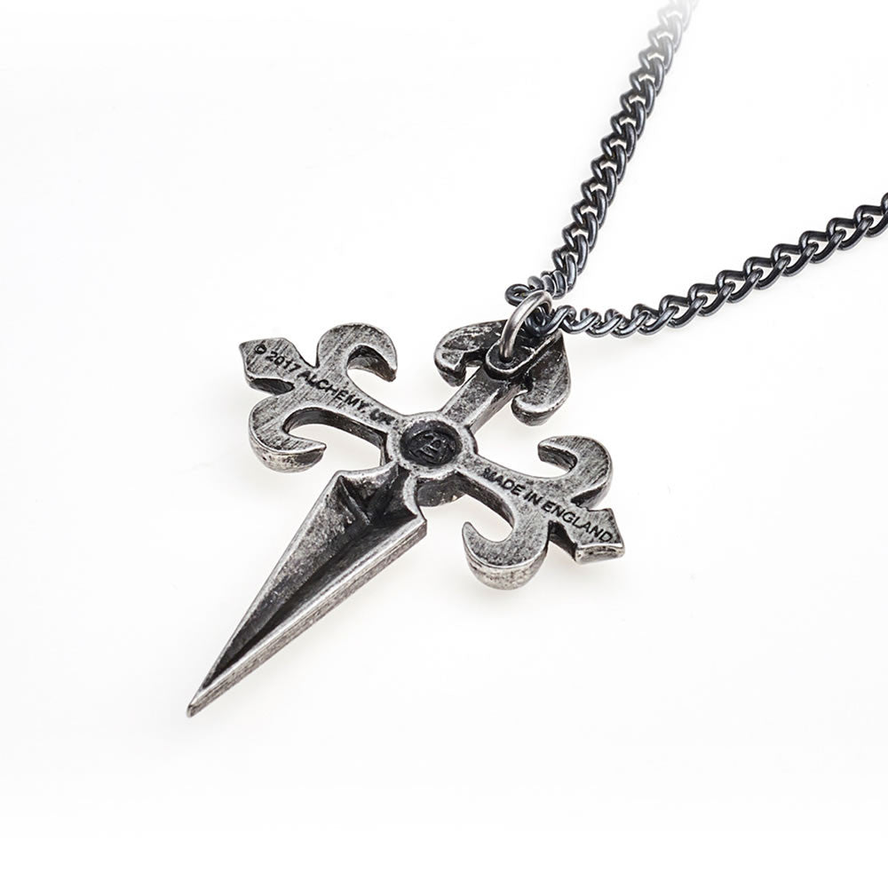Alchemy Gothic Santiago Spanish Knights Cross Pendent P801