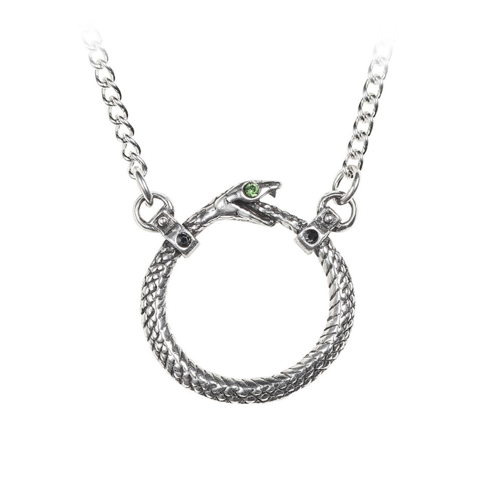 Alchemy Gothic Sophia Serpent Ouroboros Pendant P853
