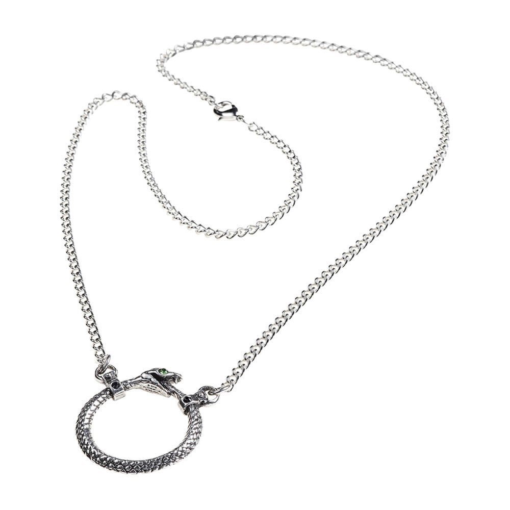 Alchemy Gothic Sophia Serpent Ouroboros Pendant P853