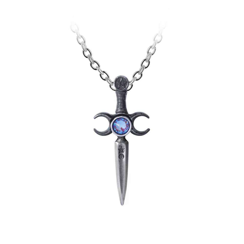 Alchemy Gothic Athame Wiccan Pendant P871