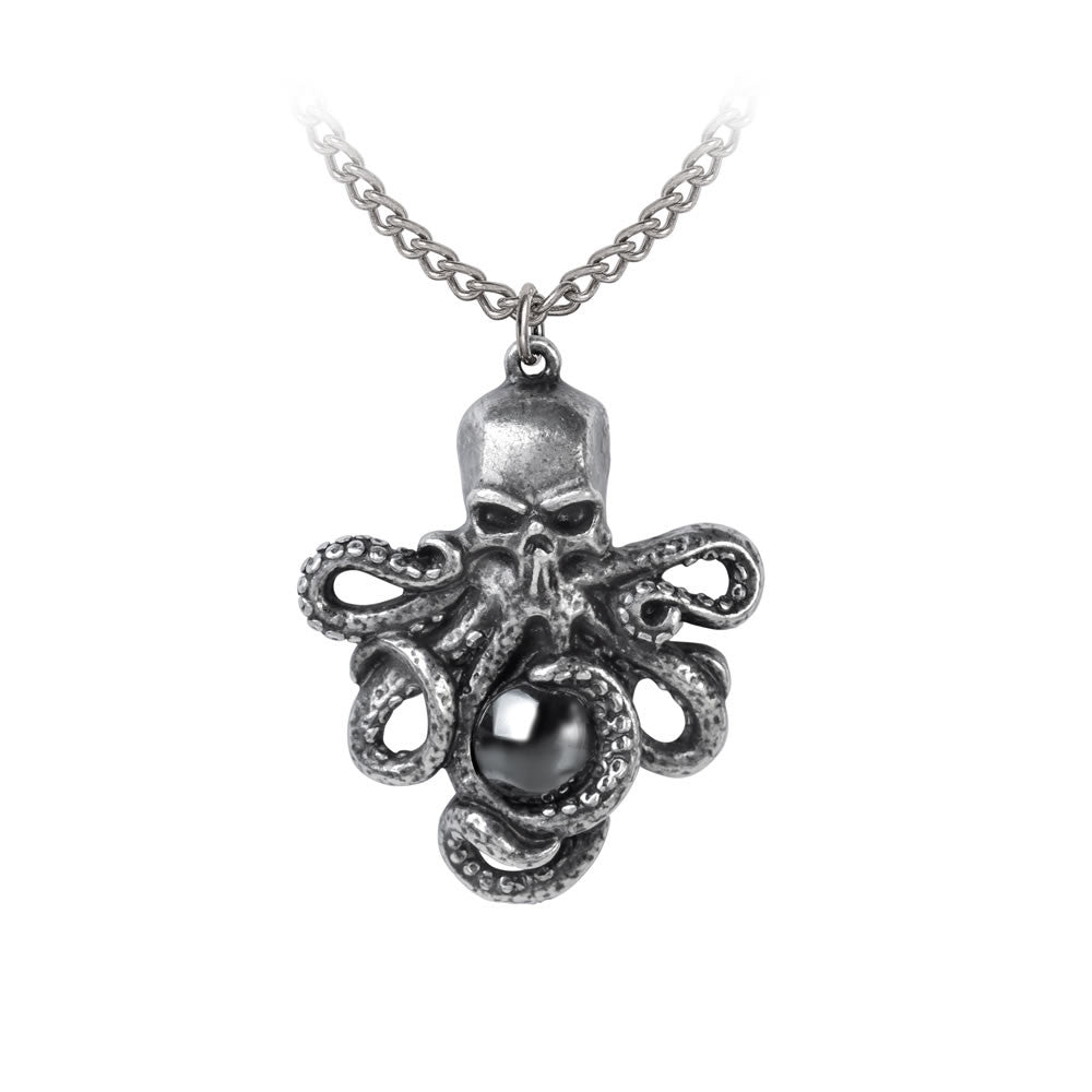 Alchemy Gothic Mammon of the Deep Plage Noir Pendant P888