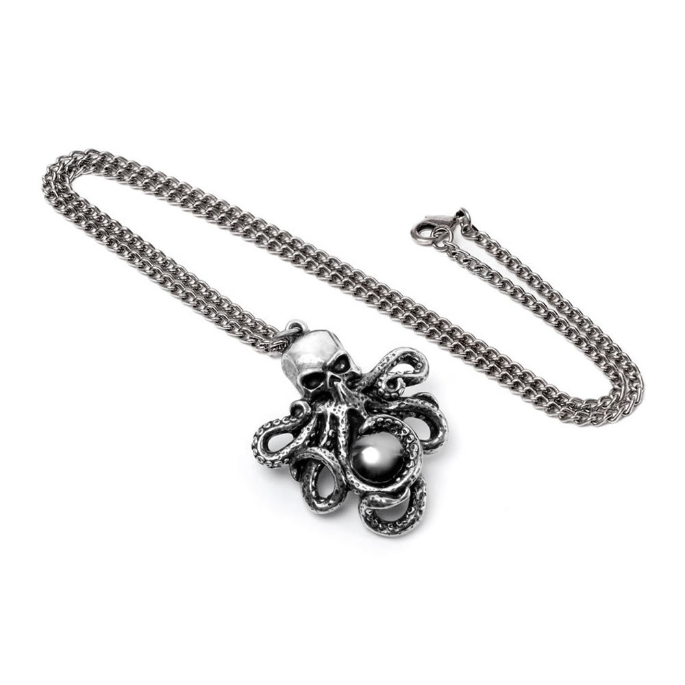Alchemy Gothic Mammon of the Deep Plage Noir Pendant P888