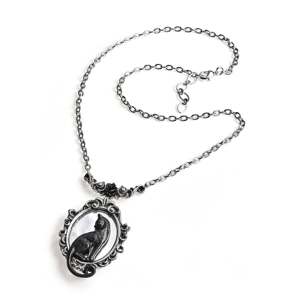 Alchemy Gothic Feline Felicity Cat Pendant P895