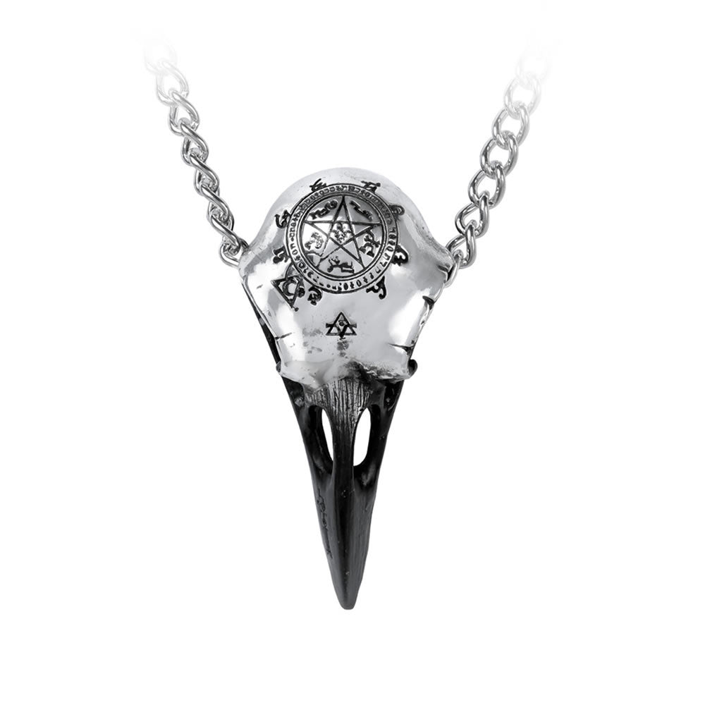 Alchemy Gothic Volvan Ravenskull Pendant P898