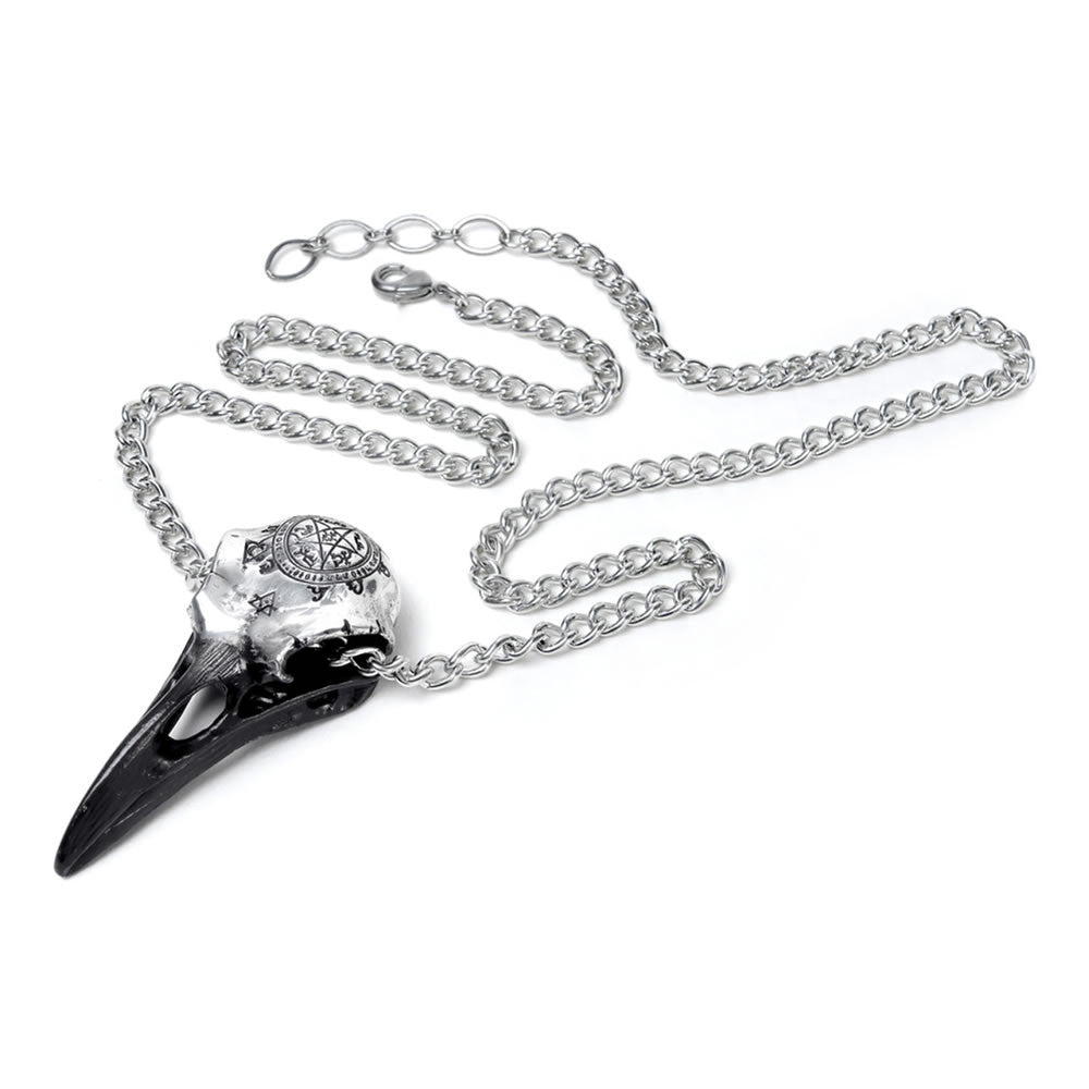 Alchemy Gothic Volvan Ravenskull Pendant P898