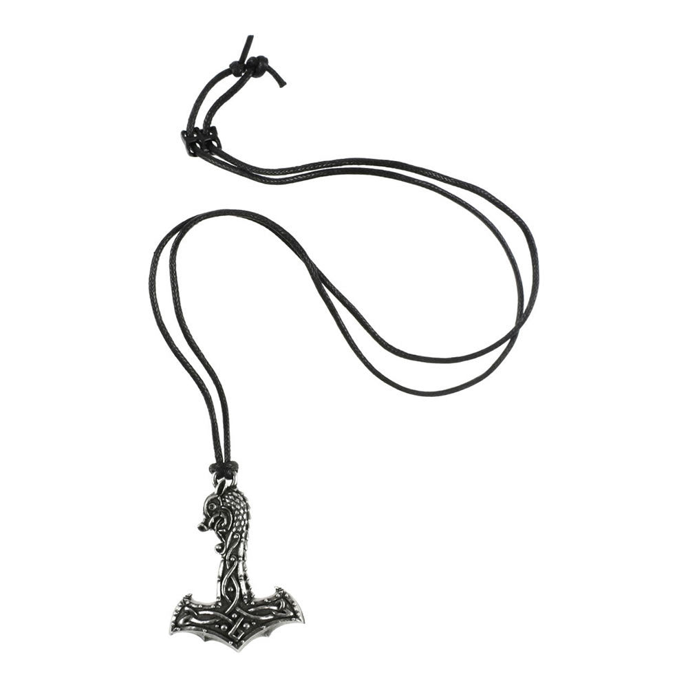 Alchemy Gothic Drakkar Thor's Hammer Pendant P910