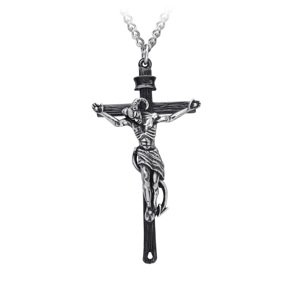 Alchemy Gothic Crucifaustan Doctor Faustus Crucifix Pendant P912