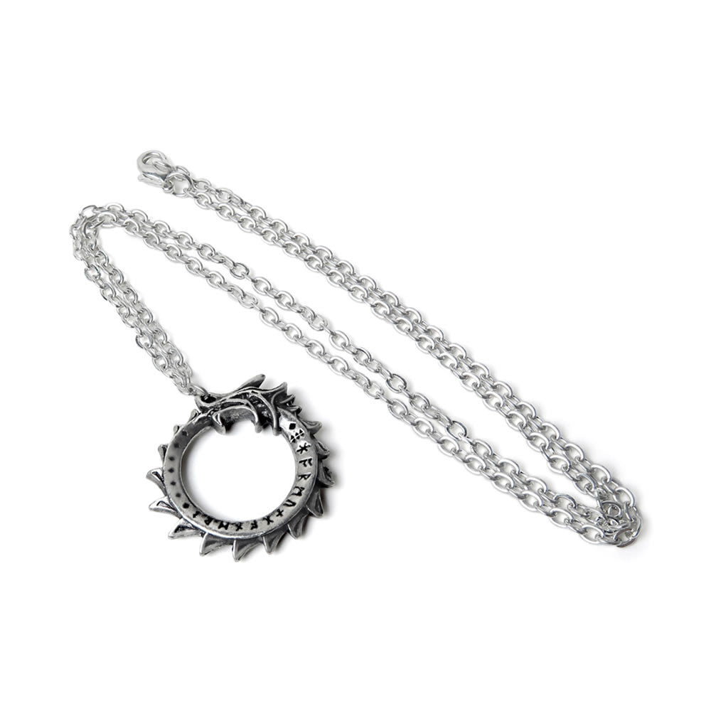 Alchemy Gothic Mini Jormungand dragon Pendant P918