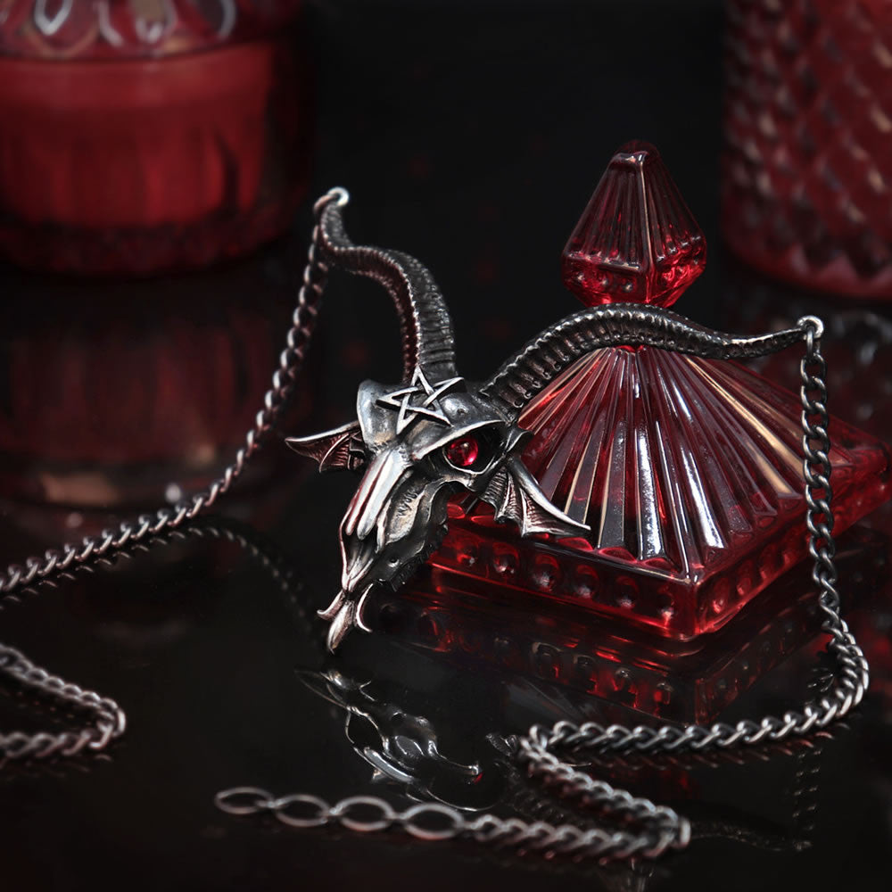 Alchemy Gothic Templar Baphometica Pendant P921