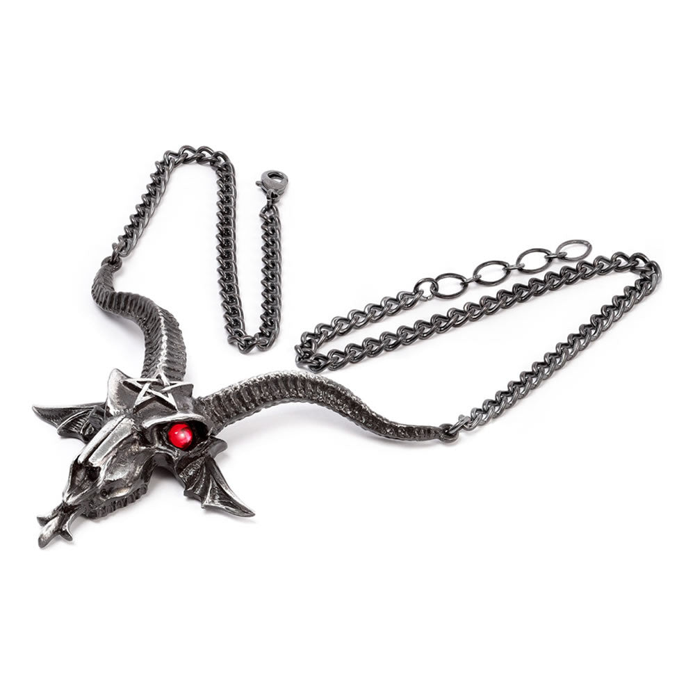 Alchemy Gothic Templar Baphometica Pendant P921