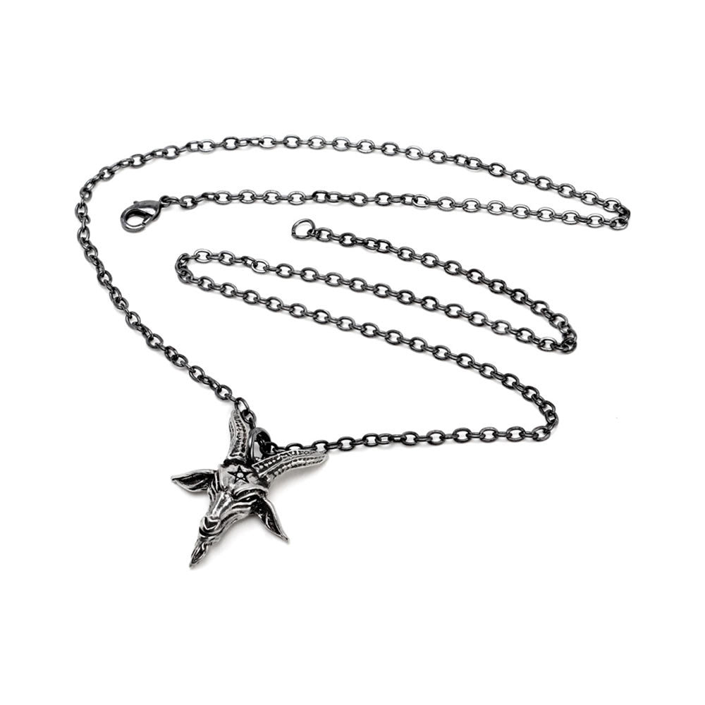 Alchemy Gothic Templars Bane Sigil of Baphomet Pendant P923