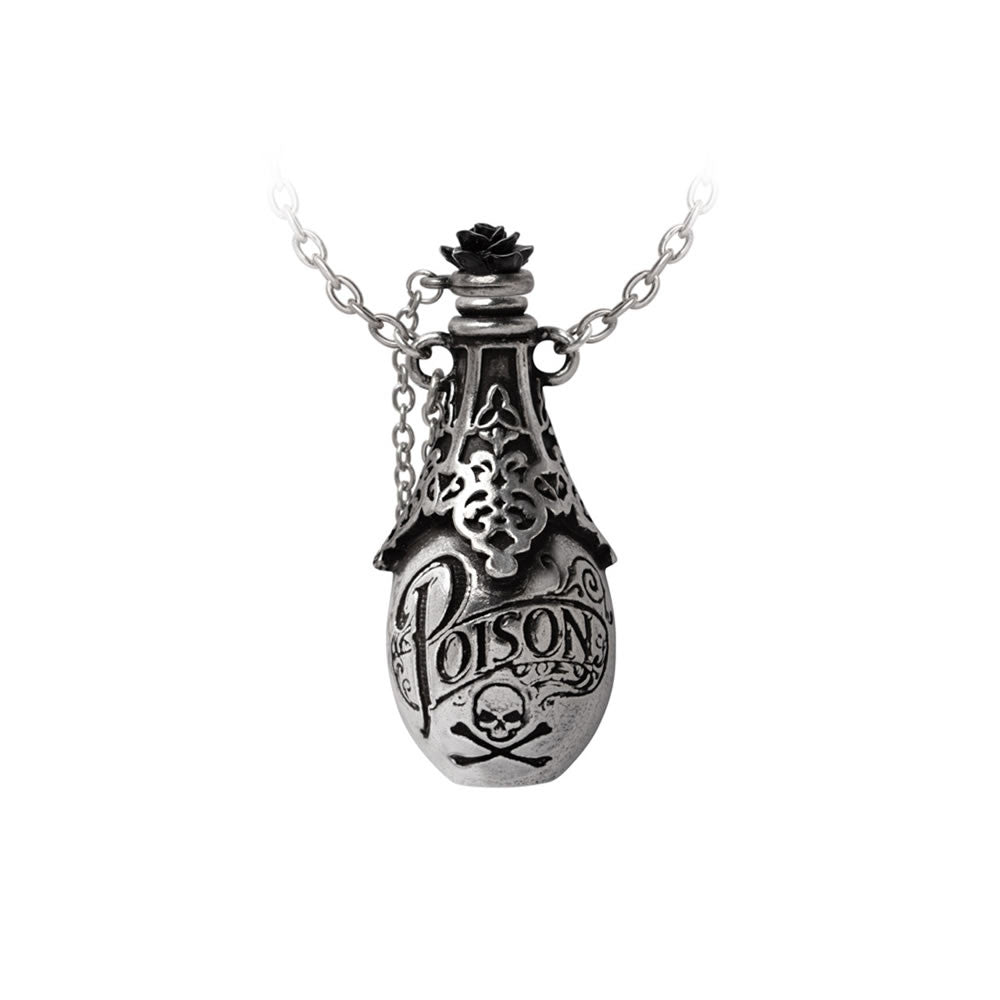 Alchemy Gothic Lucrezia's Fix Poison Bottle Necklace P940