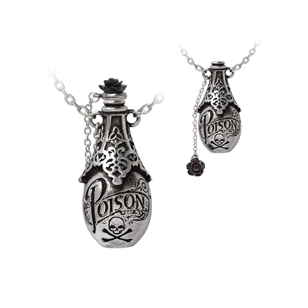 Alchemy Gothic Lucrezia's Fix Poison Bottle Necklace P940