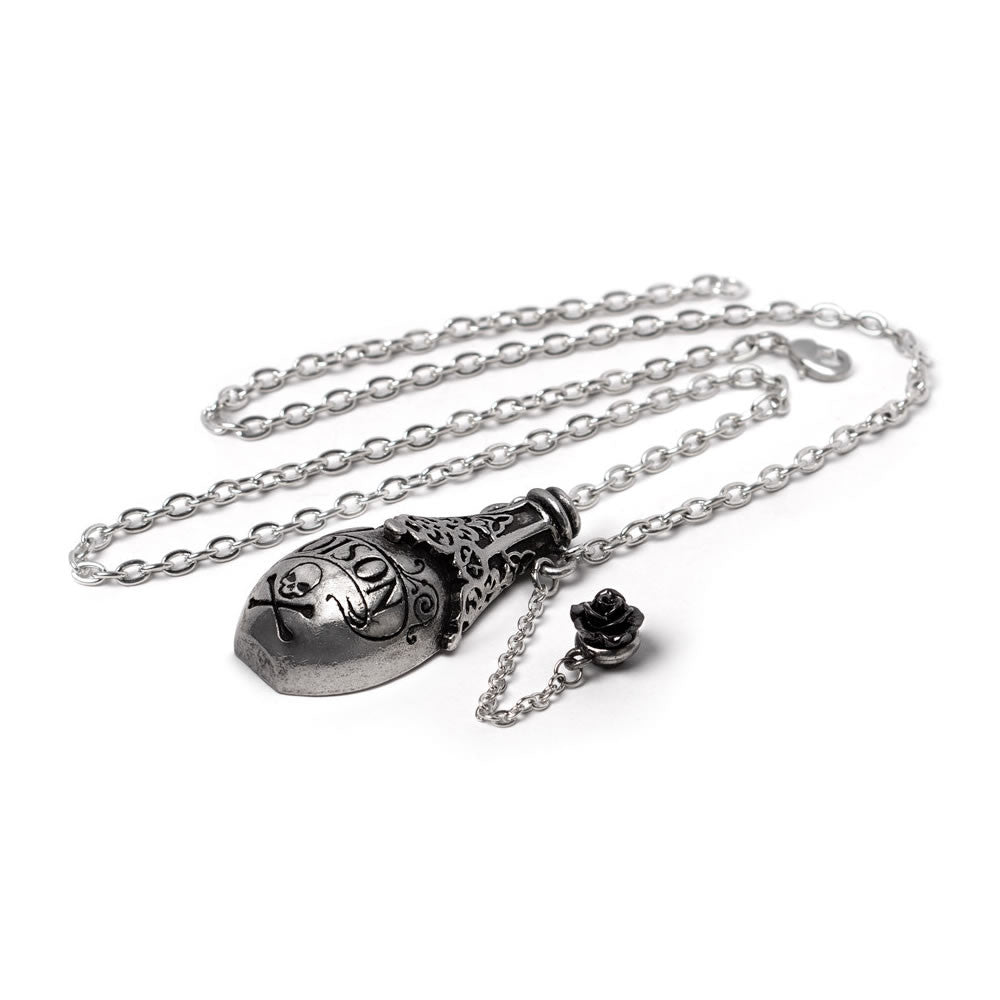 Alchemy Gothic Lucrezia's Fix Poison Bottle Necklace P940