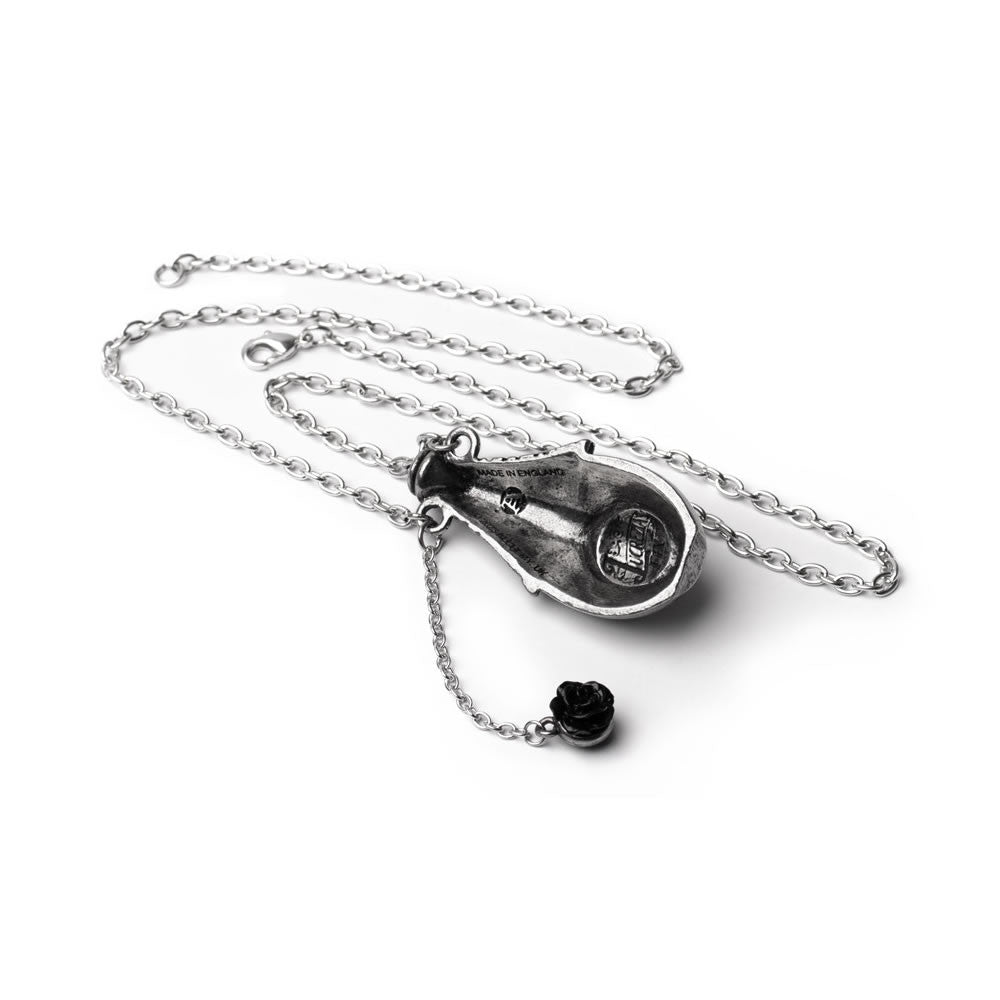 Alchemy Gothic Lucrezia's Fix Poison Bottle Necklace P940