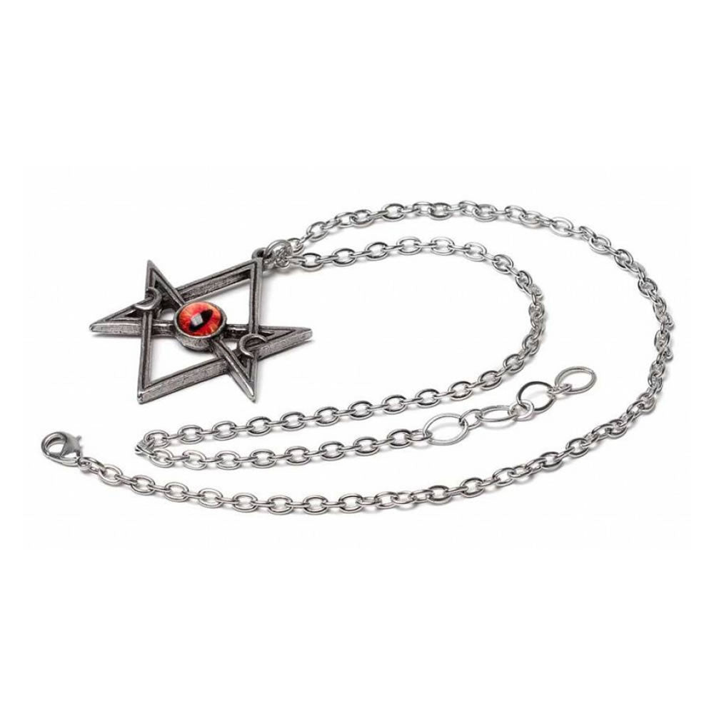 Alchemy Gothic Unicursal Hex Eye Pendant P947