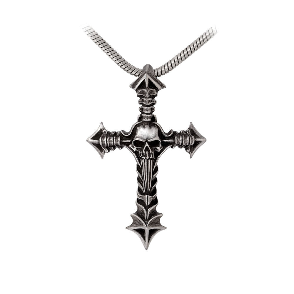 Alchemy Gothic Lovecraft Cruxinomica Cross Pendant P951