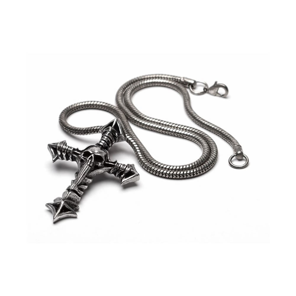 Alchemy Gothic Lovecraft Cruxinomica Cross Pendant P951