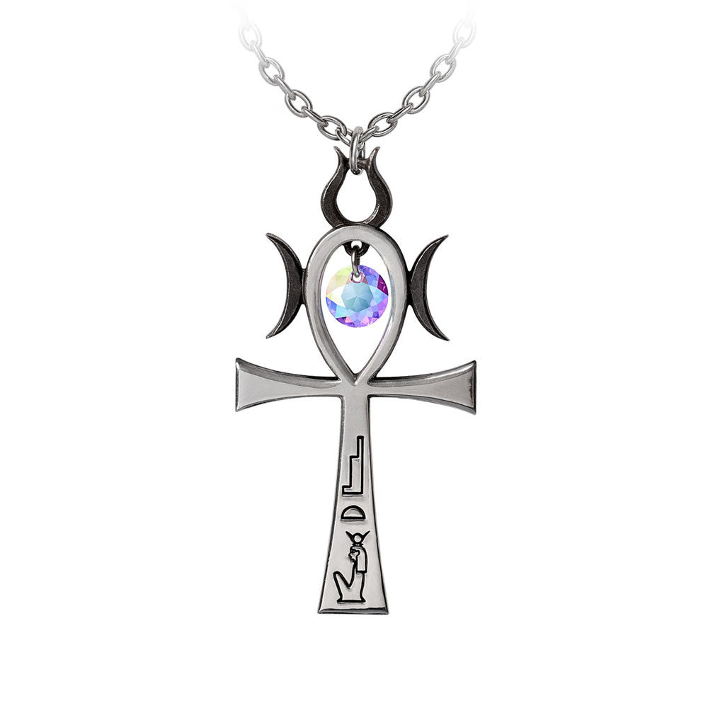 Alchemy Gothic Witch Ankh of Menouth Pendant P972