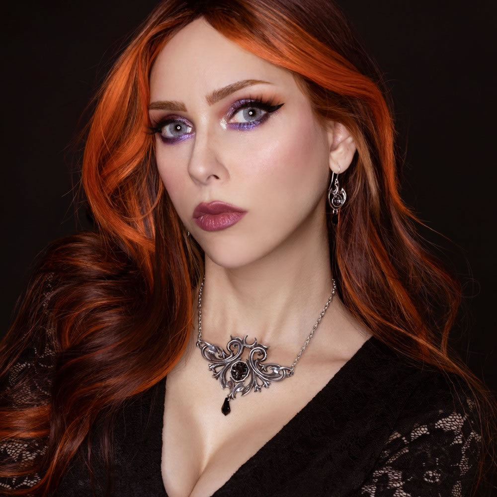Alchemy Gothic Midnight Memorial Necklace P981