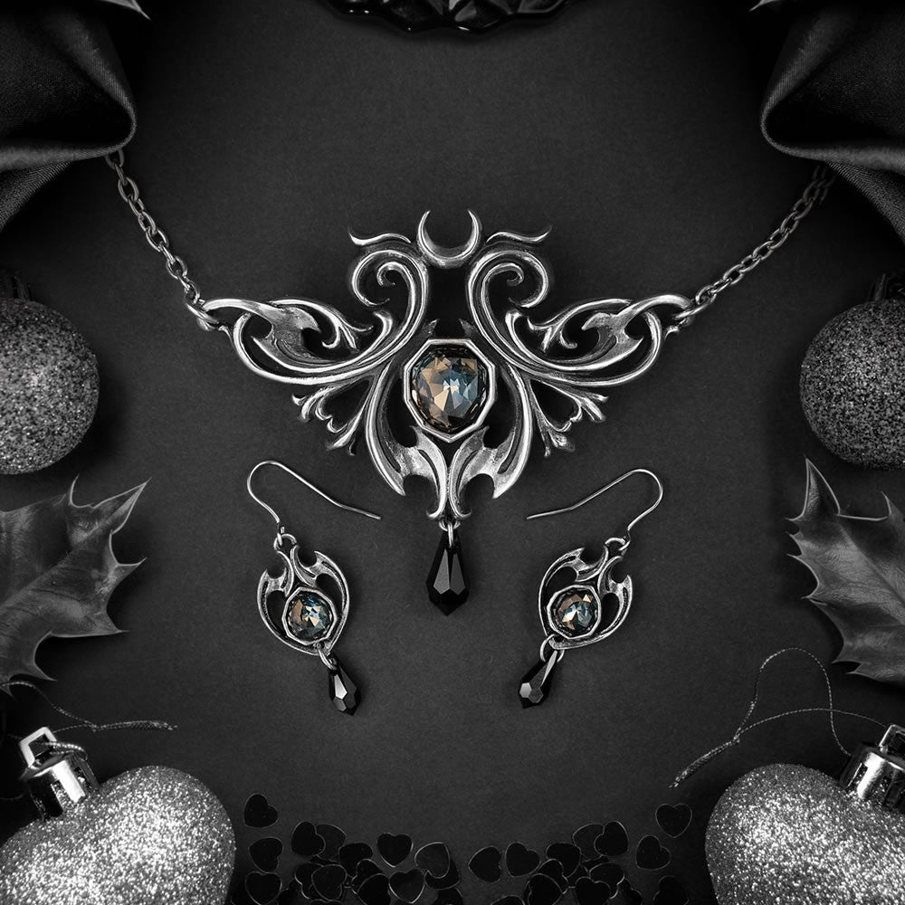 Alchemy Gothic Midnight Memorial Necklace P981