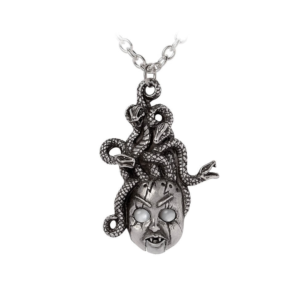 Alchemy Gothic Curse of the Undoll Medusa Pendant P982