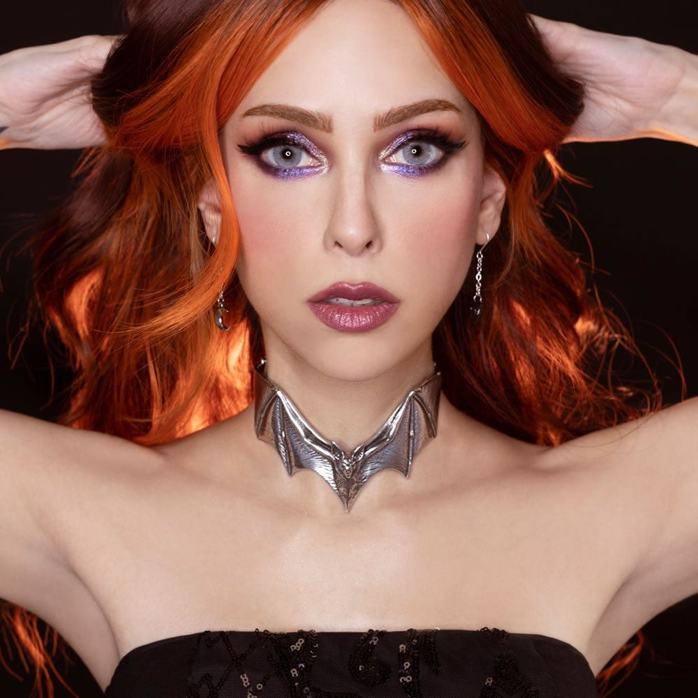 Alchemy Gothic Descending Darkness Necklace Choker P983